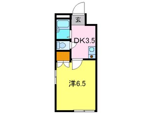 グランシャリオ栗原の物件間取画像